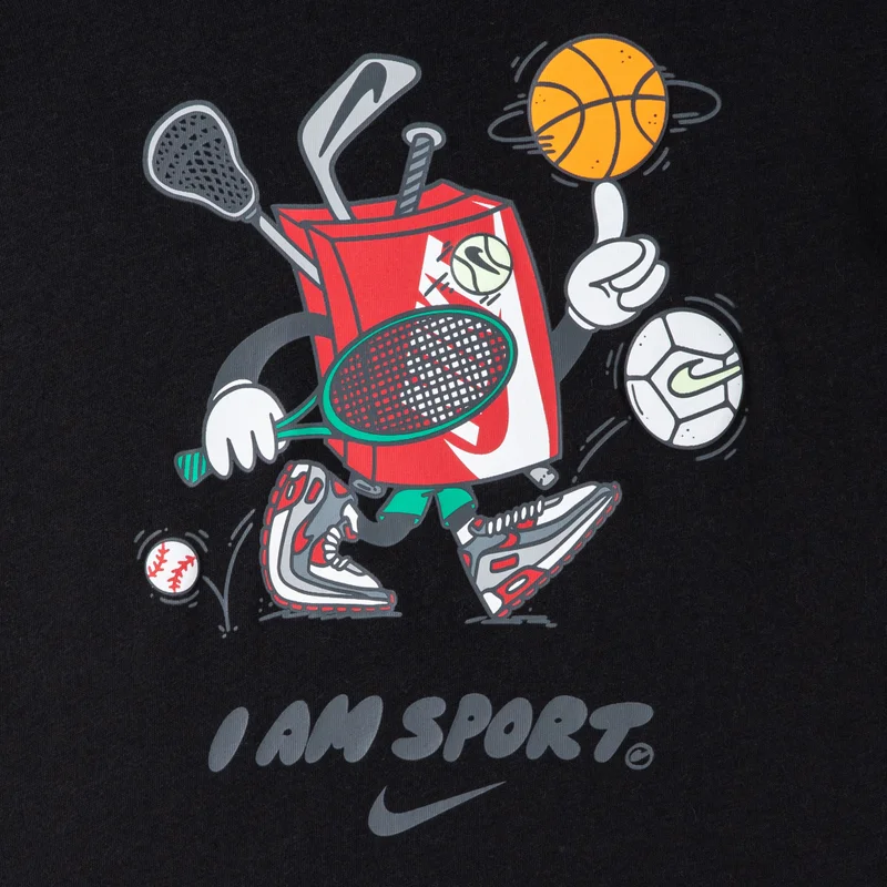 Nike Black Kids' I Am Sport Graphic T-Shirt  | Best Price UAE